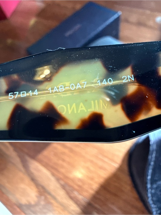Prada Glossy Black Oversized Cat-Eye Sunglasses main image 4